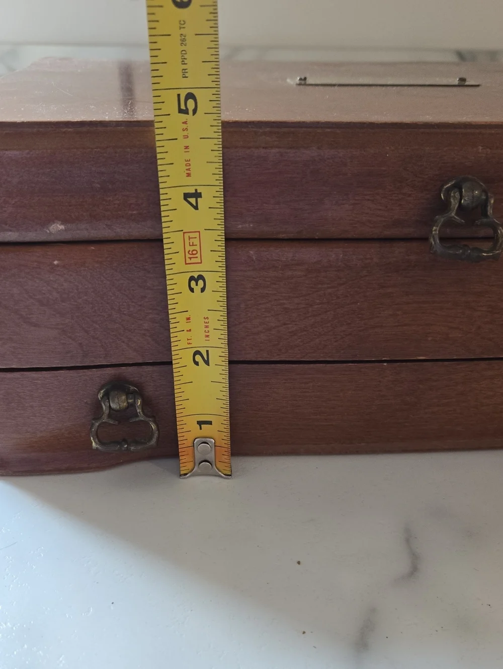 Vintage Jasco wooden jewelry box 70s-80s Made In Canada